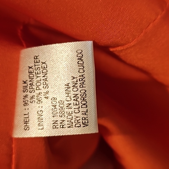 Antonio Melani Short Sleeve Wrap Silk Dress Size 4 - Picture 7 of 8